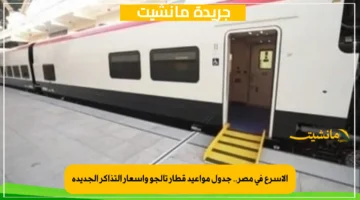 الأسرع في مصر.. جدول مواعيد قطار تالجو وأسعار التذاكر الجديدة